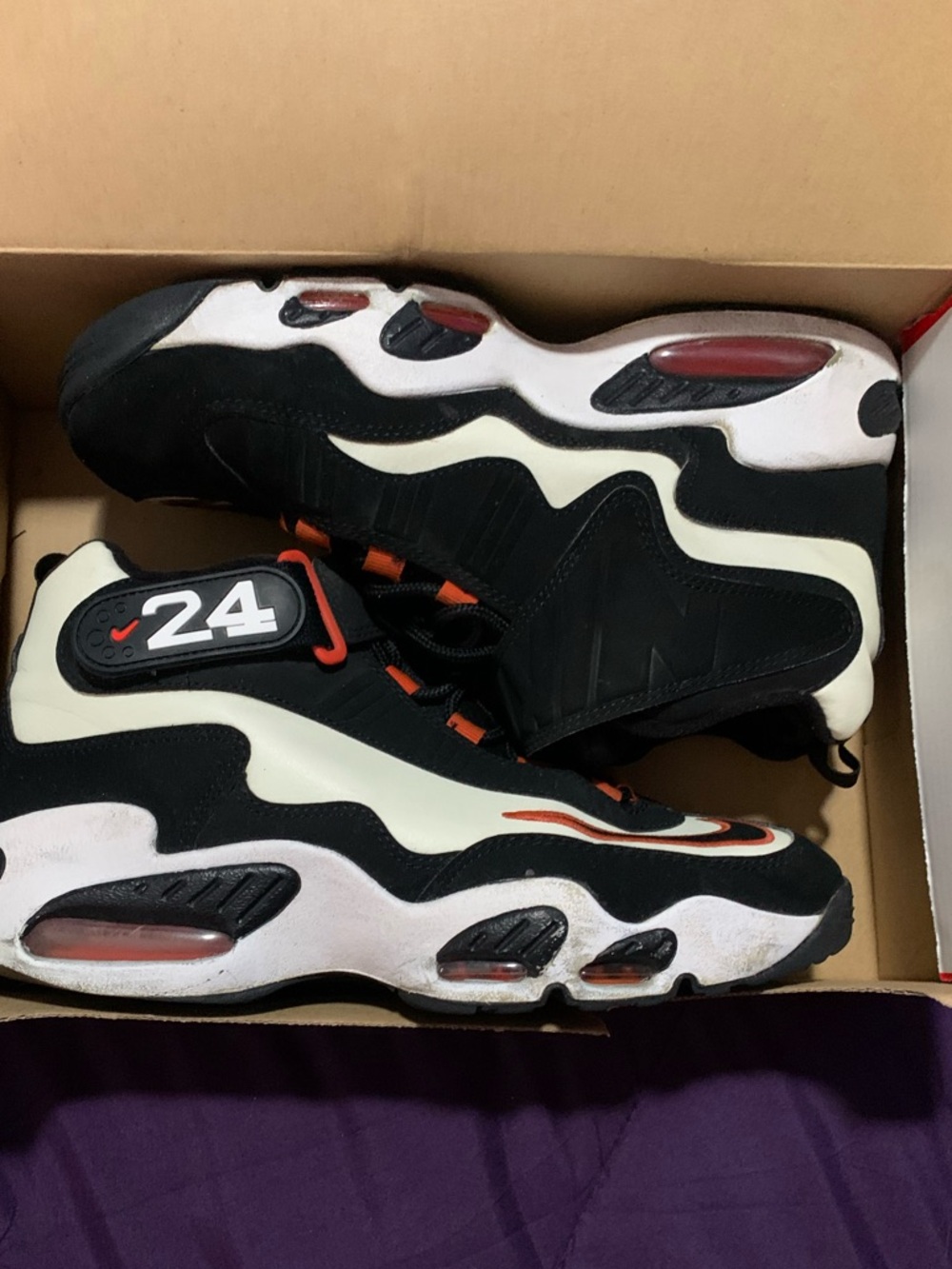 Nike Air Griffey Max 1, specifically in the 'San Francisco Giants' colorway